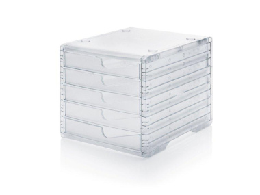Ablagesysteme styroswingbox light transparent transparent 4 Stück