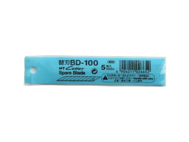 Cuttermesser Abbrechklingen BD 100 für Grafik NT Cutter D 400 GP - 25 Stück