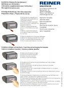 Andruckschablone für Reiner jetStamp 1025