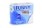 Funny Toilettenpapier 2-lagig, 500 Blatt, Zellstoff weiß, 10 x 4 Rollen